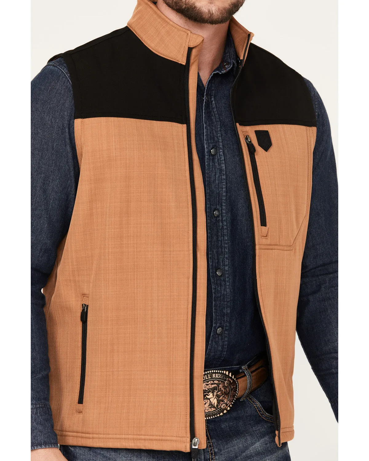 Product Name:  RANK 45® Men's Lakewood Softshell Block Vest - Big