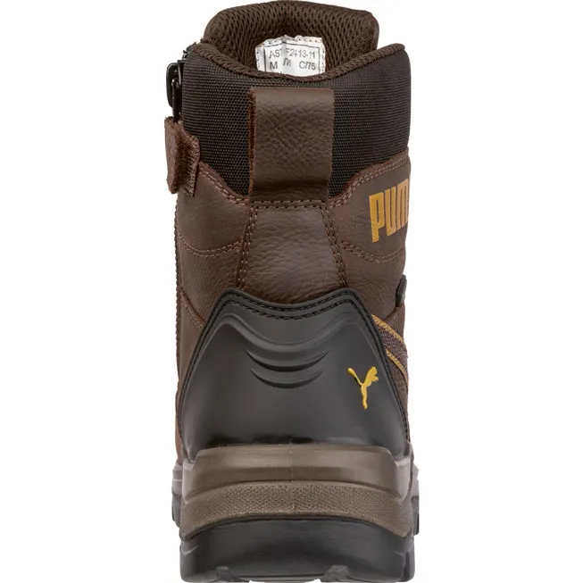 Puma Safety Conquest CTX Men's 7 inch Composite Toe Electrical Hazard Waterproof Side Zip Work Boot