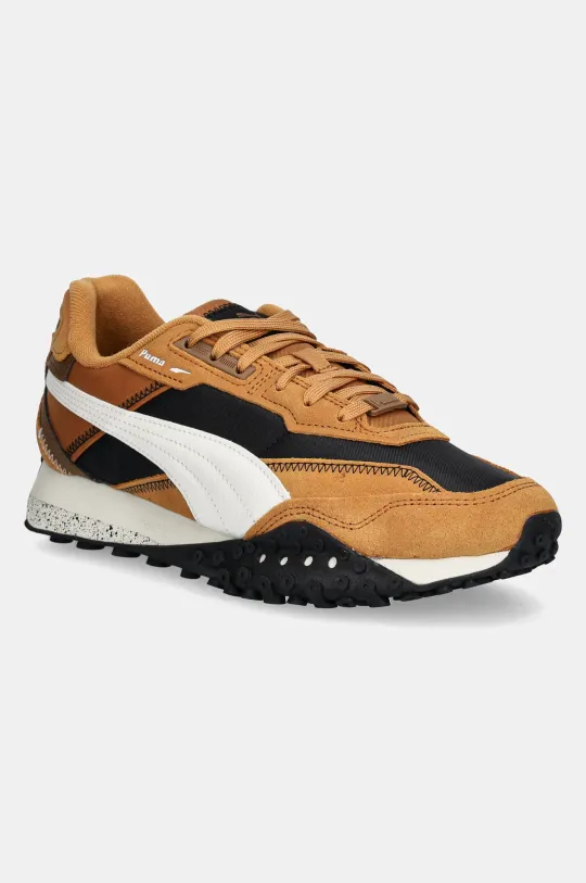 Puma sneakers Blktop Rider brown color 392725