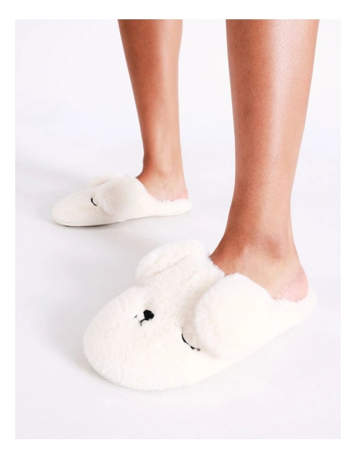 Puppy Slipper in Beige