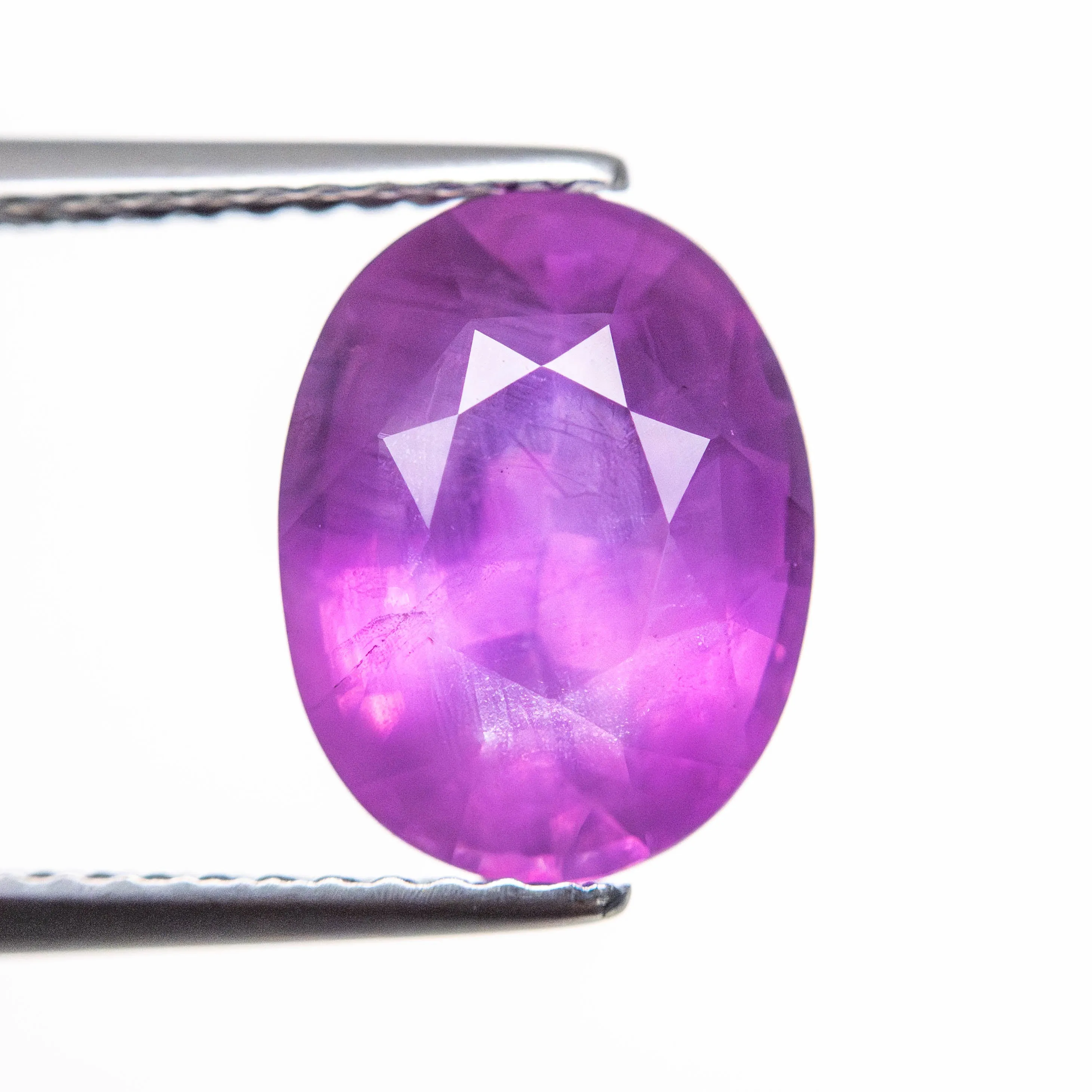 Purple Brilliant Sapphire - 3.56ct Oval