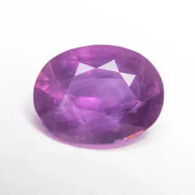 Purple Brilliant Sapphire - 3.56ct Oval