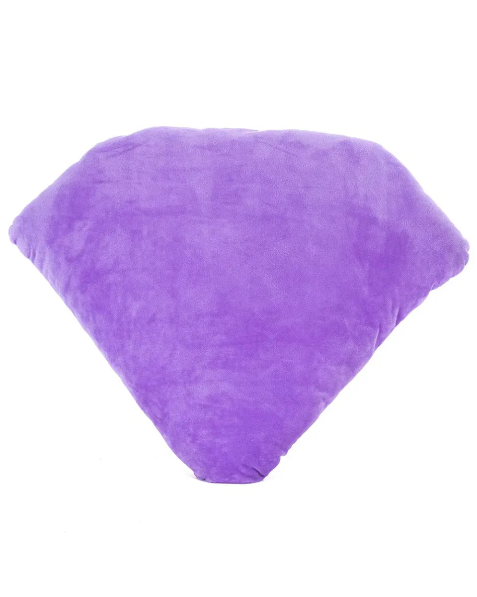 Purple Diamond Cushion