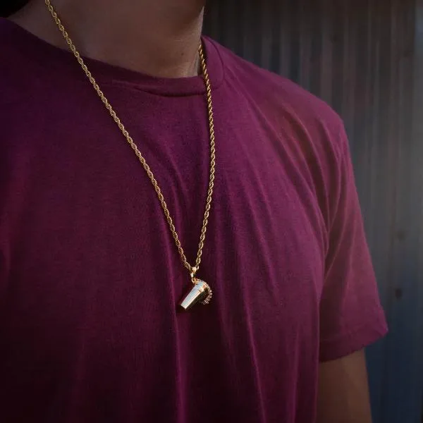 Purple Drank Lean Necklace