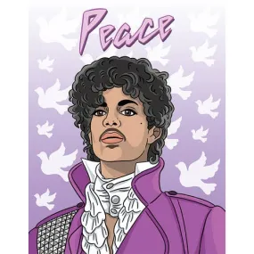 Purple Reign Holiday Card (Peace) - 8 Pack