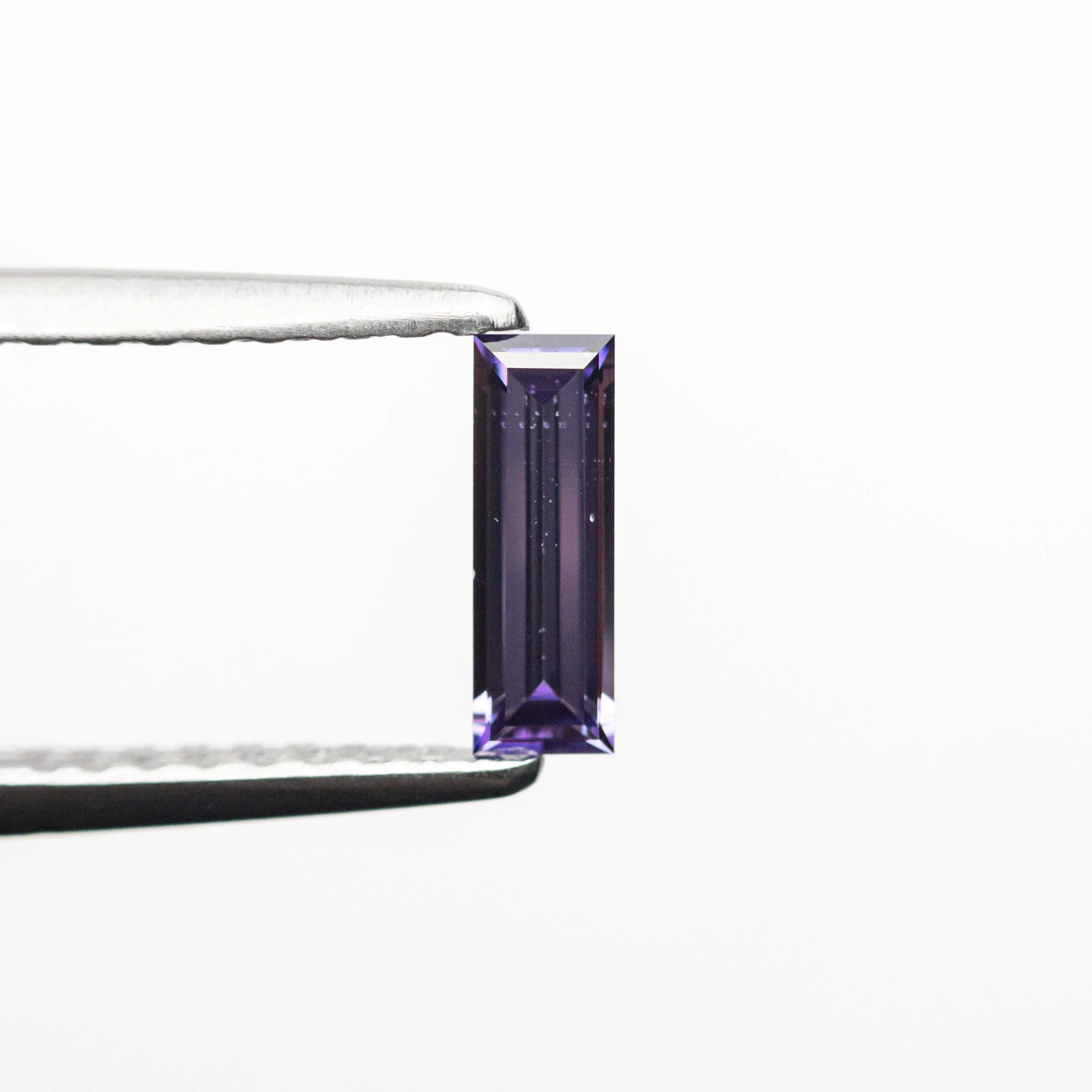 Purple Step Cut Sapphire - 0.25ct Baguette