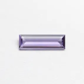 Purple Step Cut Sapphire - 0.43ct Rectangle Baguette