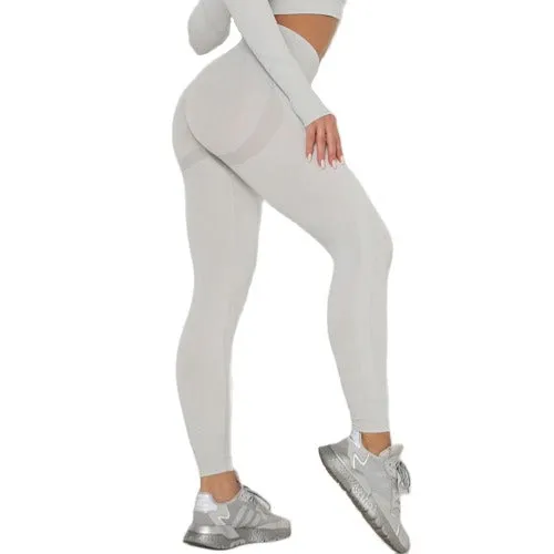 Push-up high-waisted seamless leggings