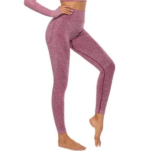 Push-up high-waisted seamless leggings
