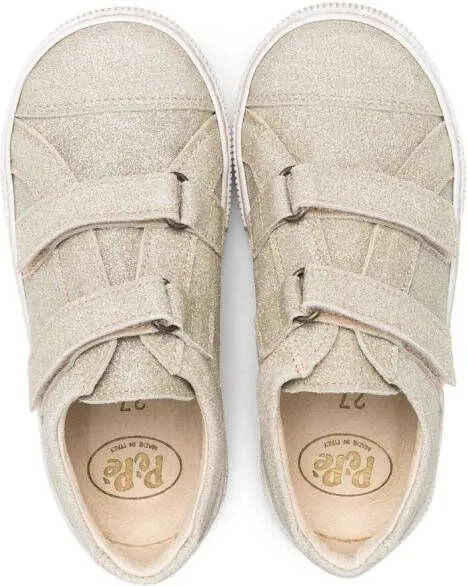 Pèpè Eva touch-strap trainers Neutrals