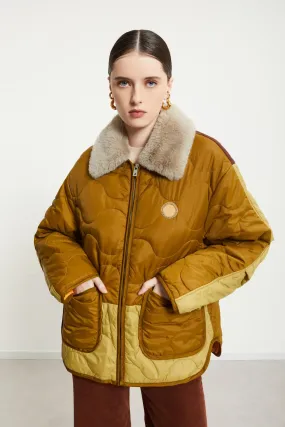 Quilted puffer jacket