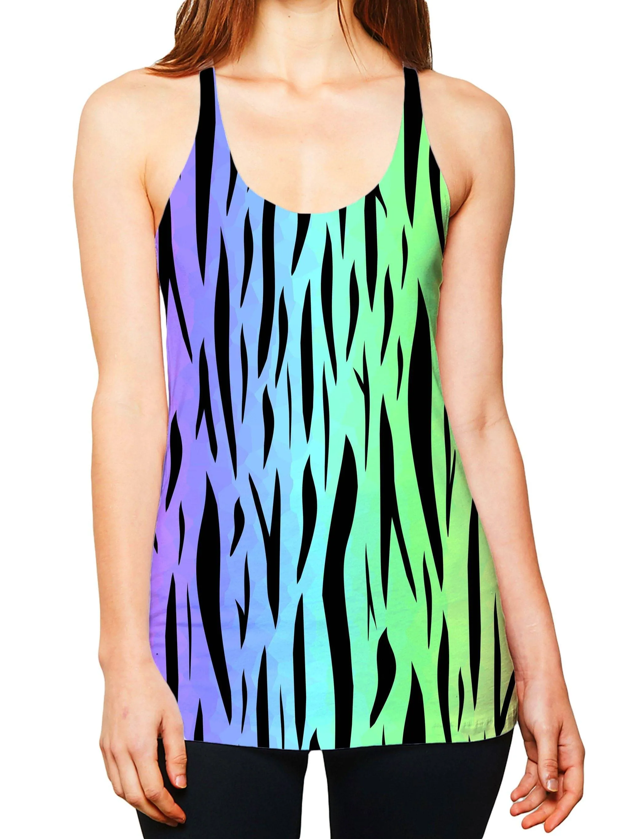 Rainbow Tiger Stripes Women's Tank