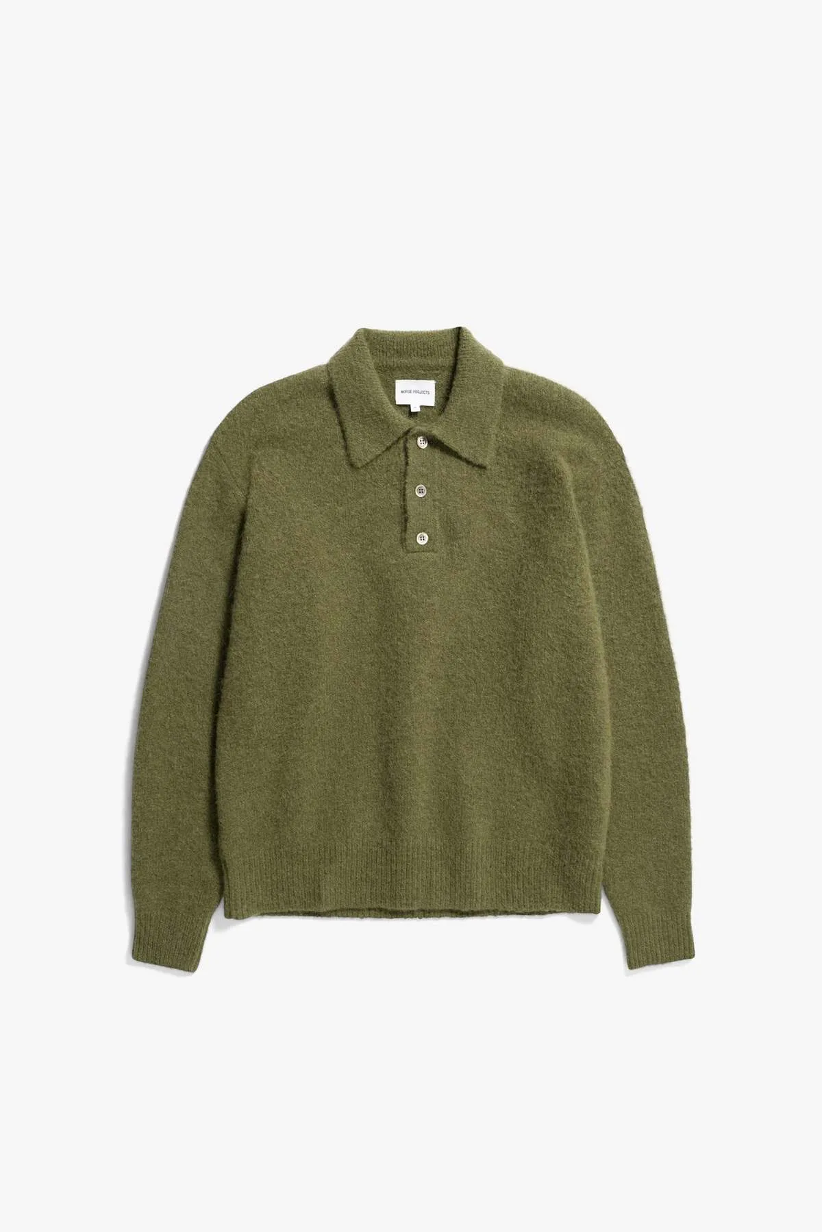 Rasmus Relaxed Brushed Polo - Ivy Green