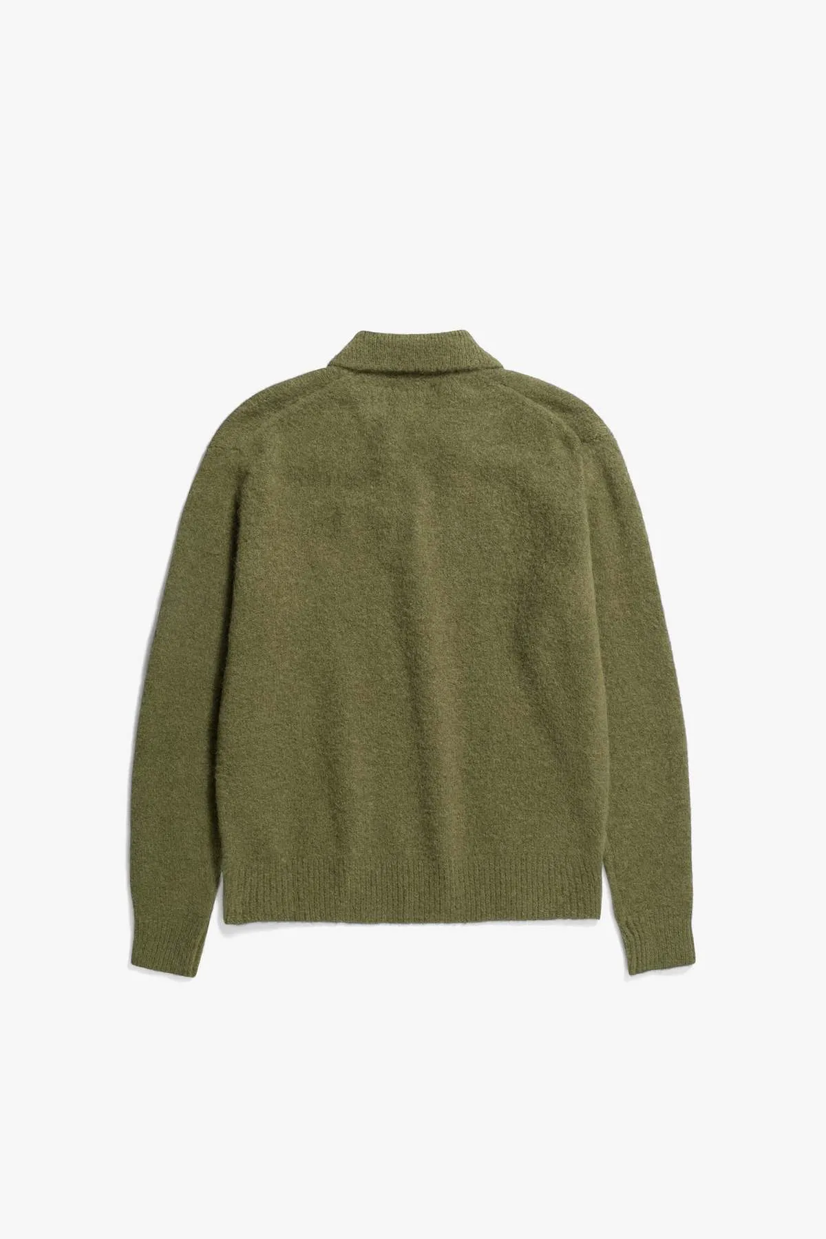 Rasmus Relaxed Brushed Polo - Ivy Green