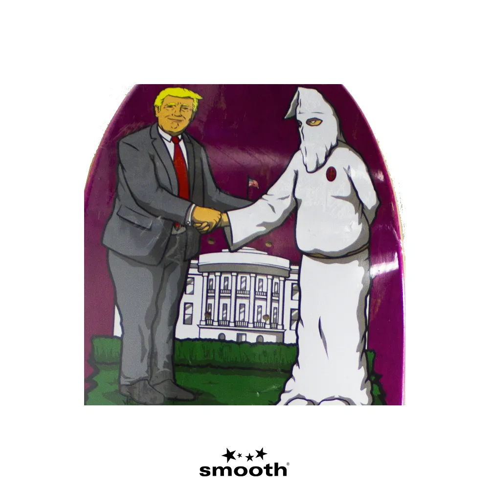 Real Skateboards X Jim Thiebaud – Wrench Justice – Donald Trump Skateboard Deck Multicolor – 9.75″