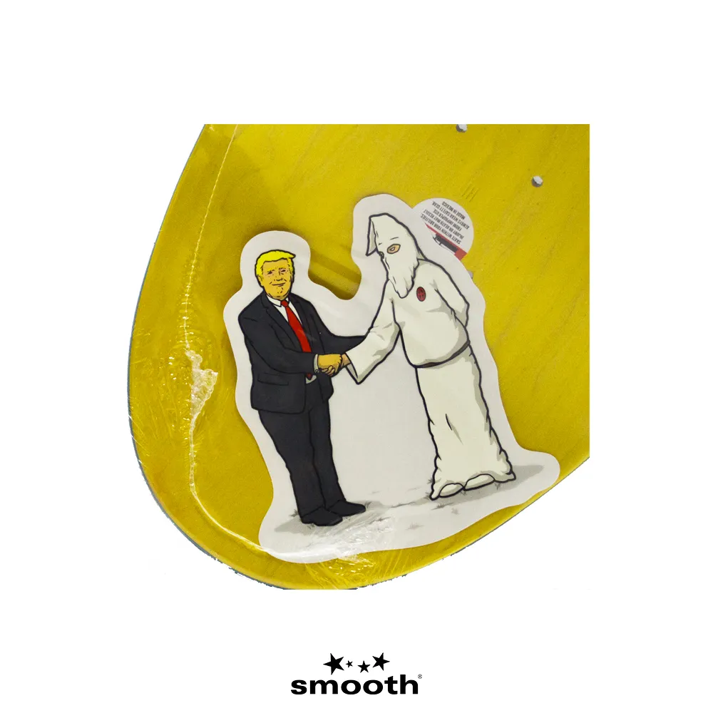 Real Skateboards X Jim Thiebaud – Wrench Justice – Donald Trump Skateboard Deck Multicolor – 9.75″
