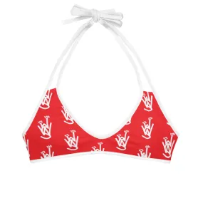 RED Reversible Bikini Top