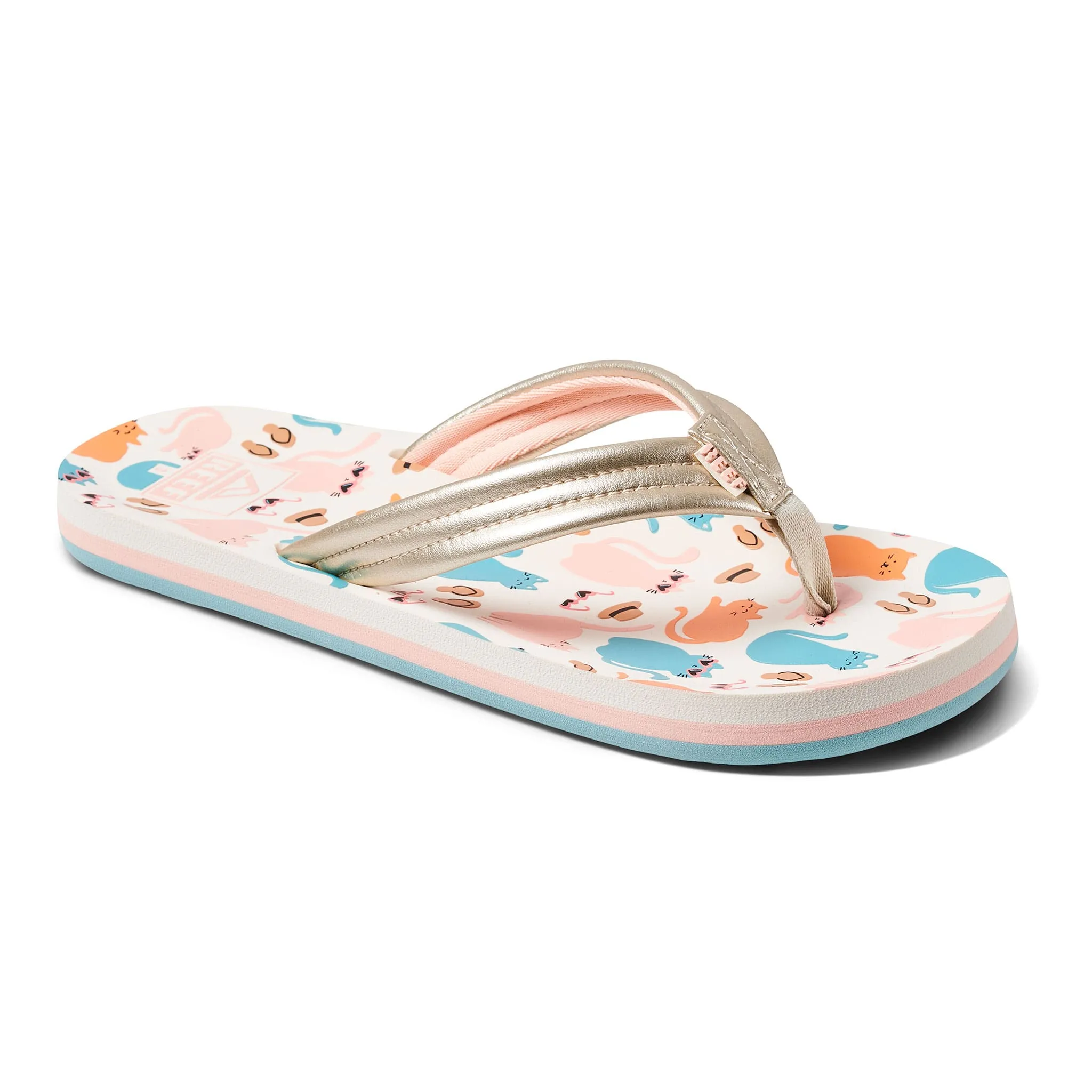 Reef Cool Cats Ahi Sandals Sizes 13-6  - Clement