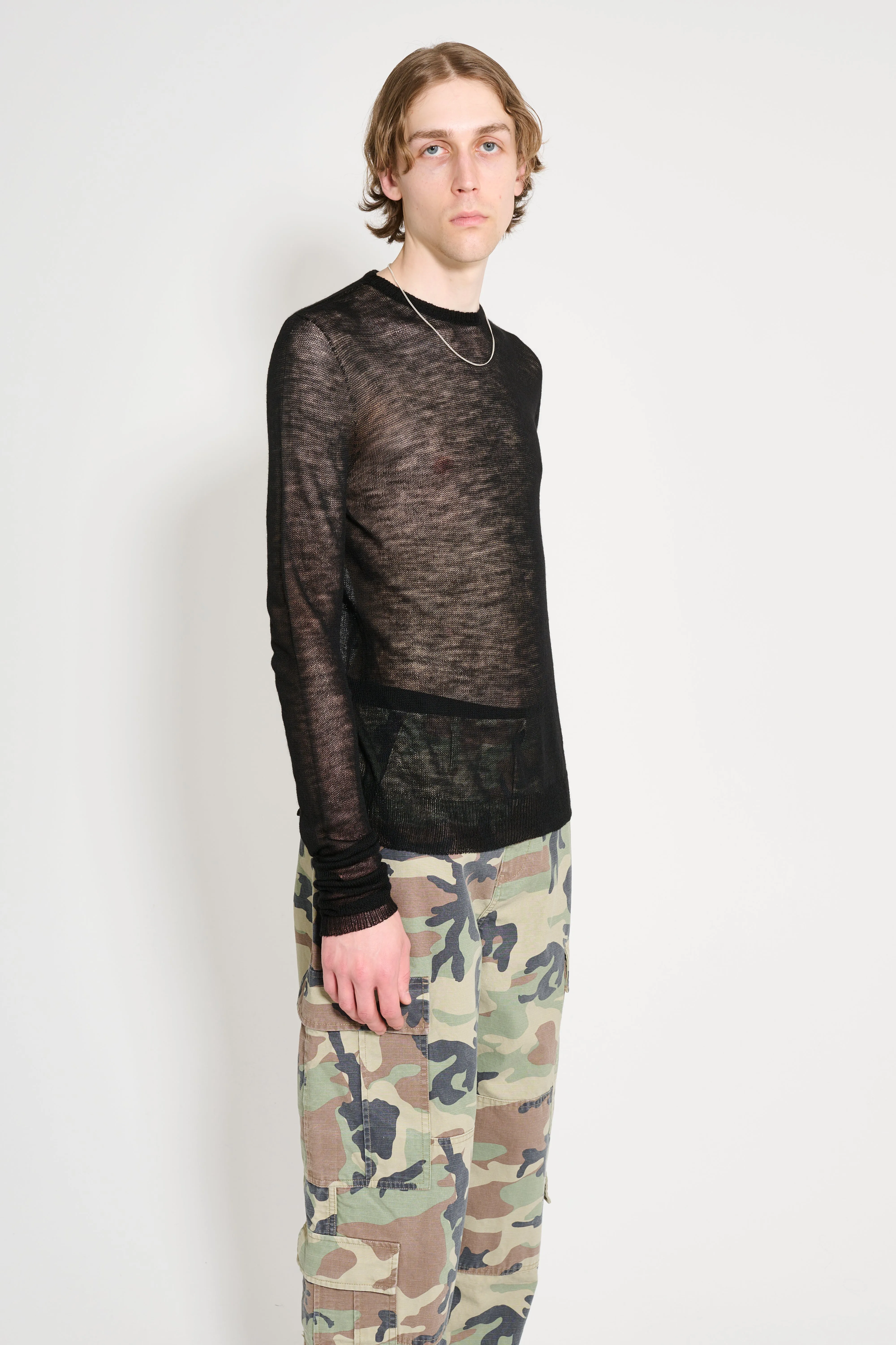 Rick Owens Pull Sweater Black