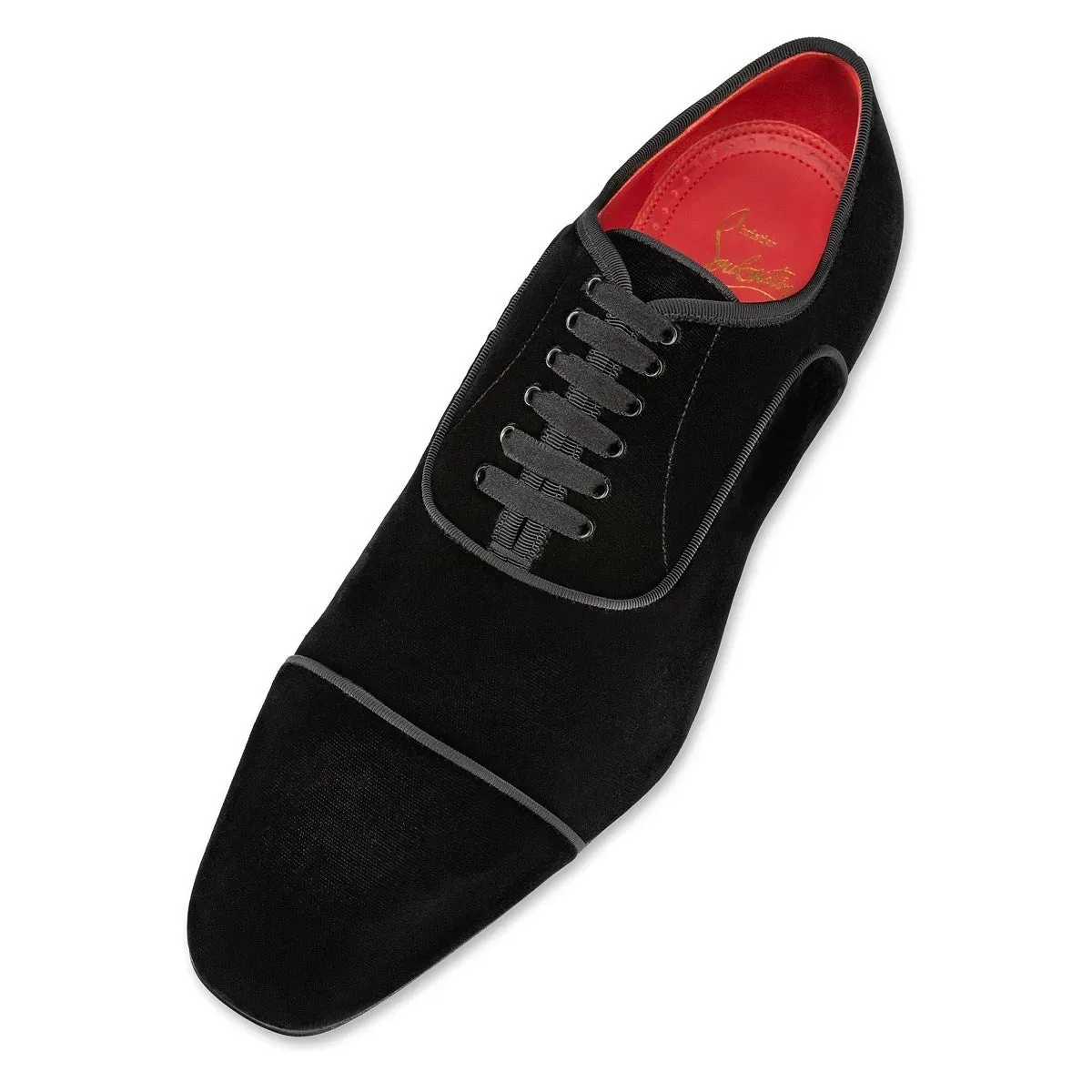 Rossi U - Red bottom sole suede leather oxford dress shoes for men