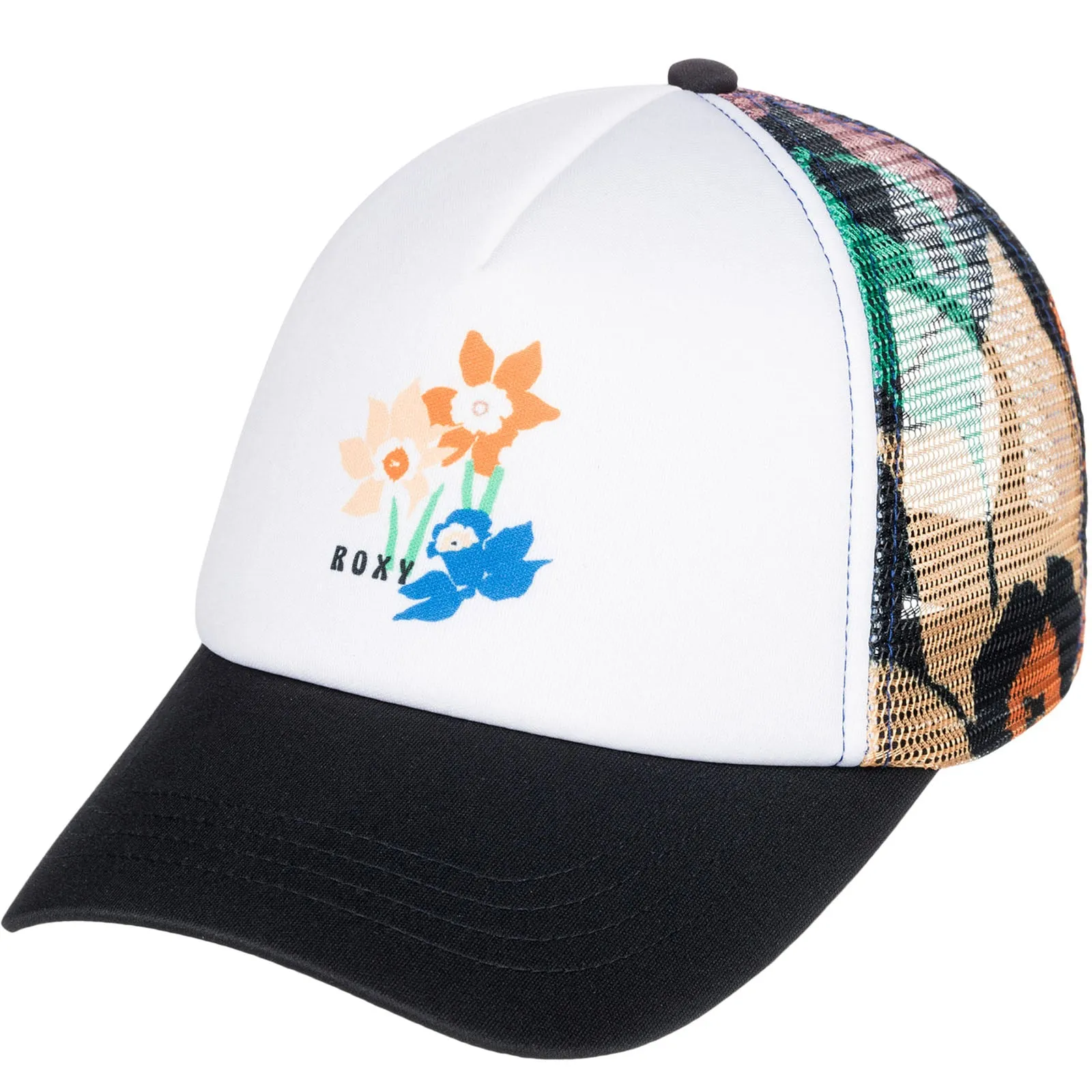 Roxy Womens Donut Spain Mesh Trucker Baseball Cap