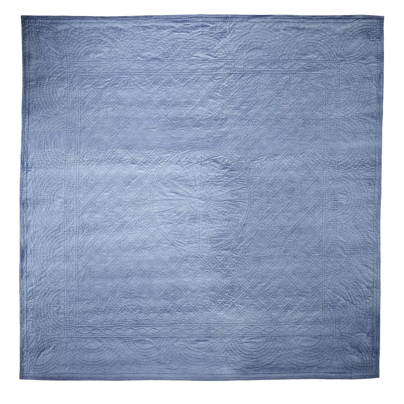 RRL by Ralph Lauren Hand-Embroidered Indigo Quilt Indigo