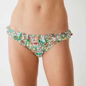 Ruffle bikini bottom in Liberty® fabric