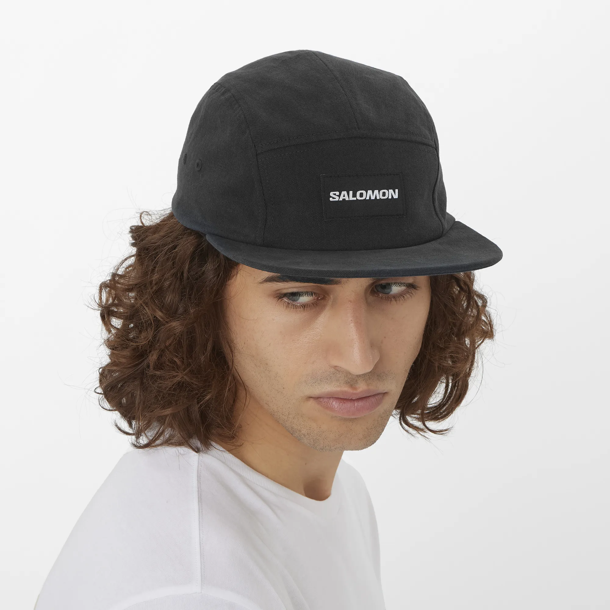 Salomon Five Panel Cap Deep Black | Buy Salomon Five Panel Cap Deep Black here | Outnorth