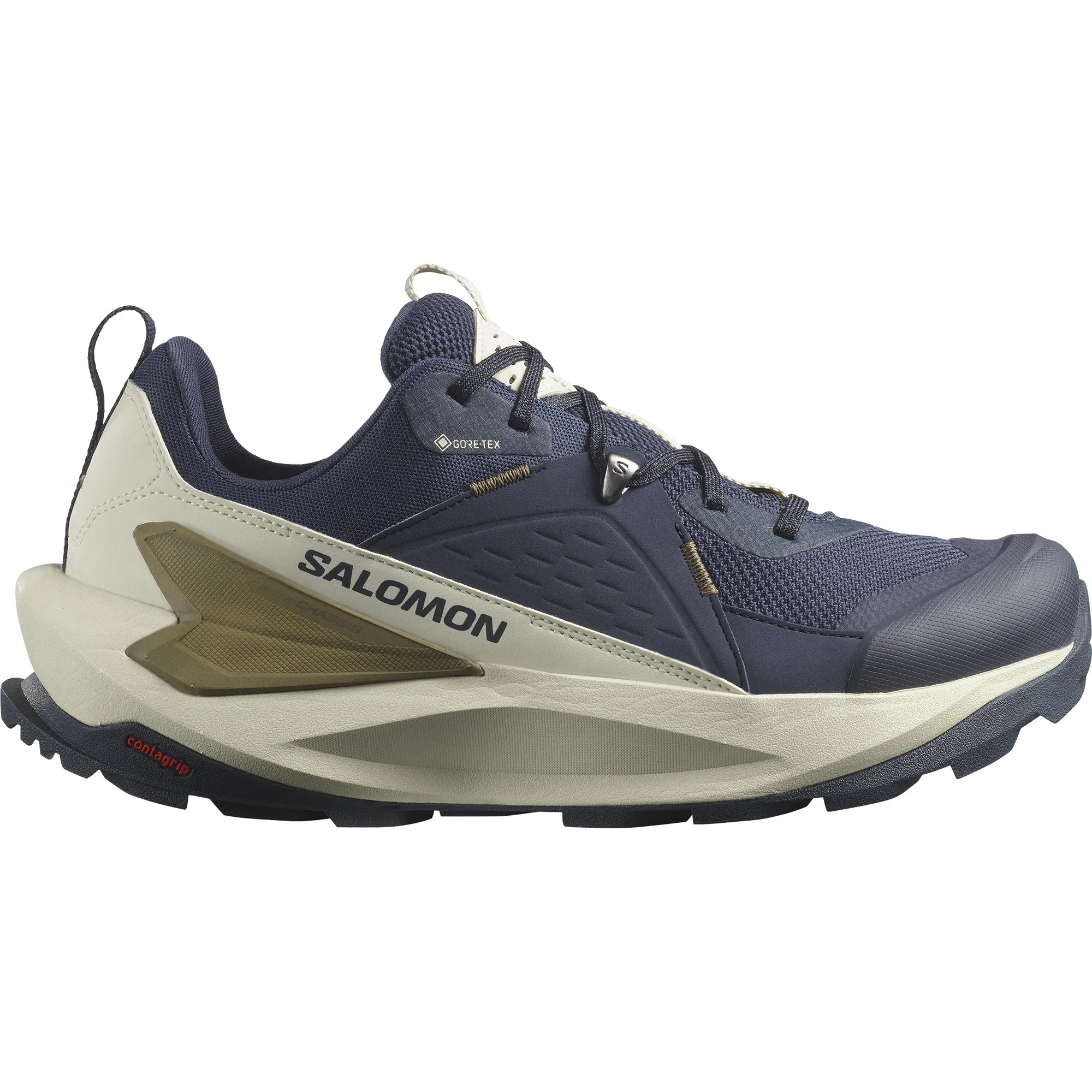 Salomon Men's Elixir GORE-TEX Blue Nights/Almond Milk/Gothic Olive | Buy Salomon Men's Elixir GORE-TEX Blue Nights/Alm