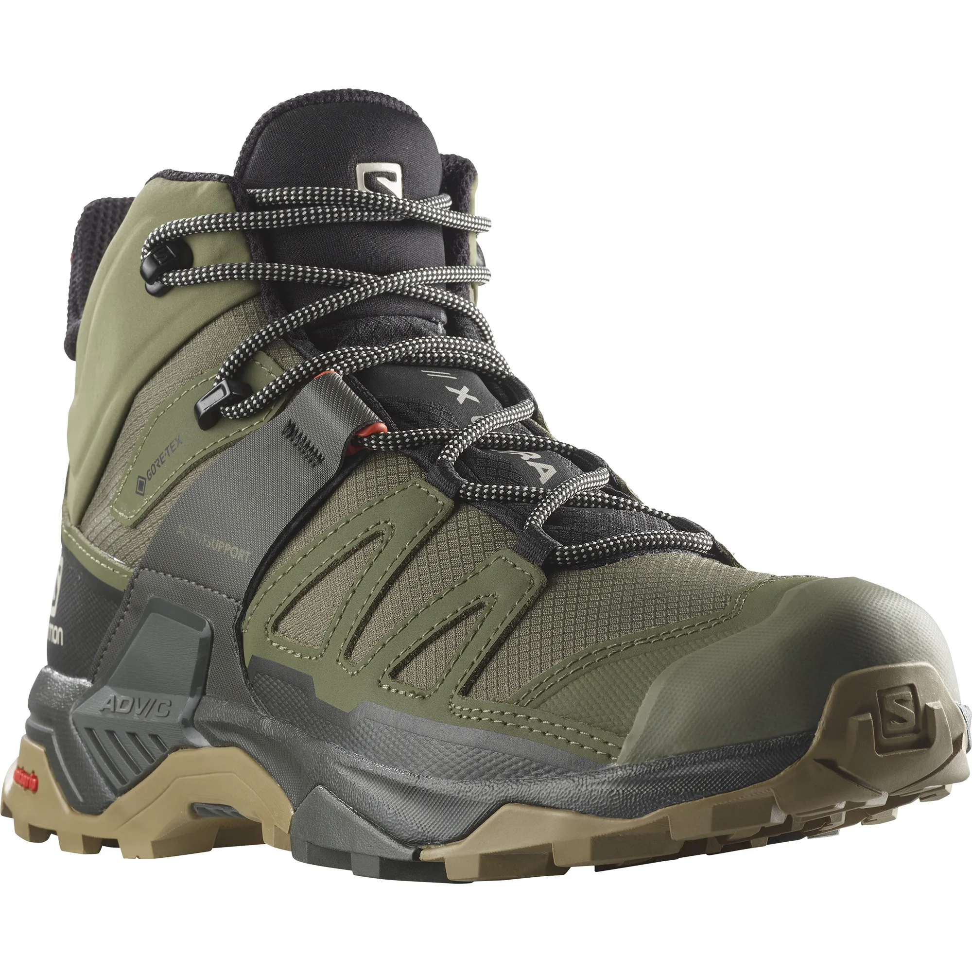 Salomon Men's X Ultra 4 Mid GORE-TEX Deep Lichen Green/Peat/Kelp | Buy Salomon Men's X Ultra 4 Mid GORE-TEX Deep Liche