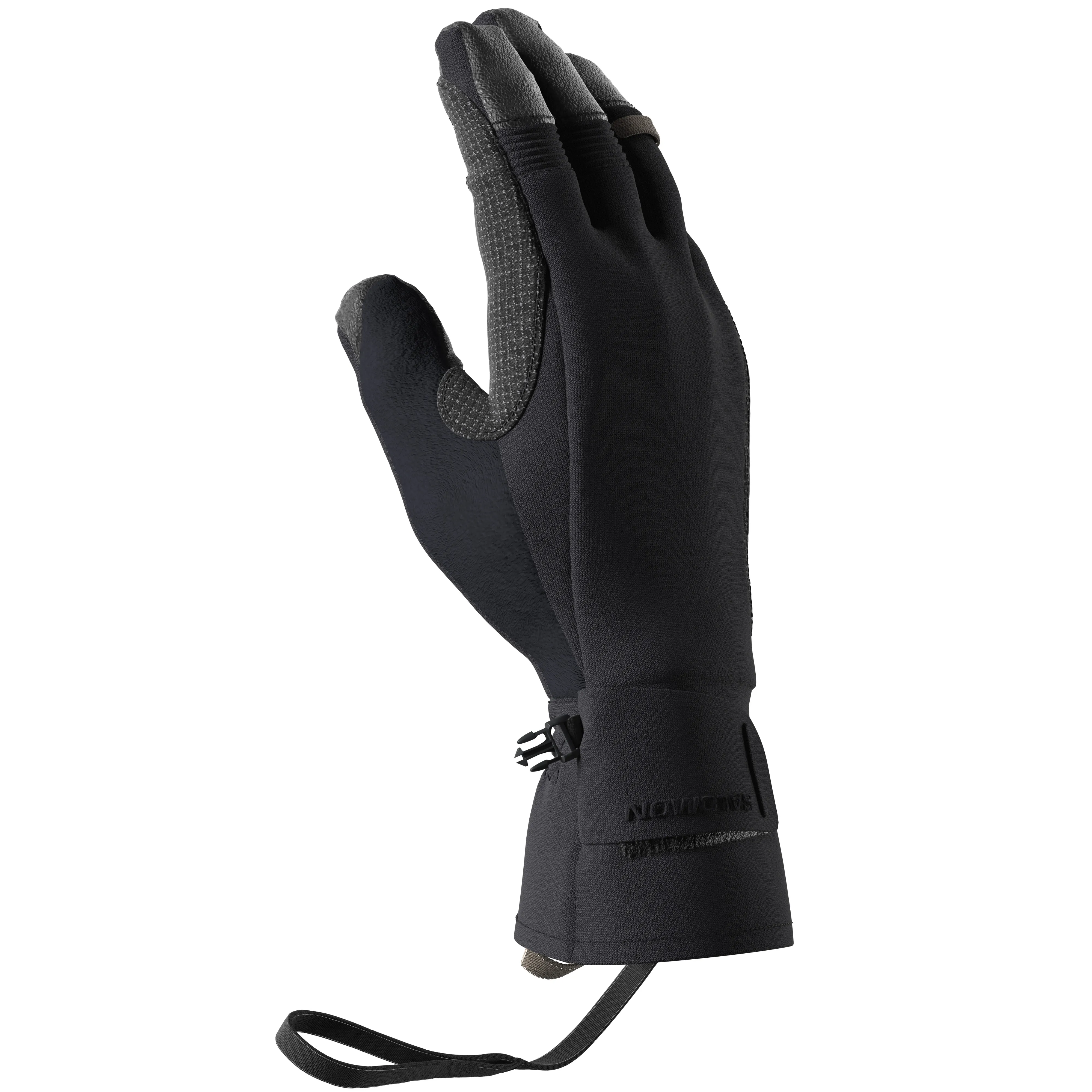 Salomon Unisex Gloves QST GORE-TEX Deep Black/Deep Black | Buy Salomon Unisex Gloves QST GORE-TEX Deep Black/Deep Black here | O