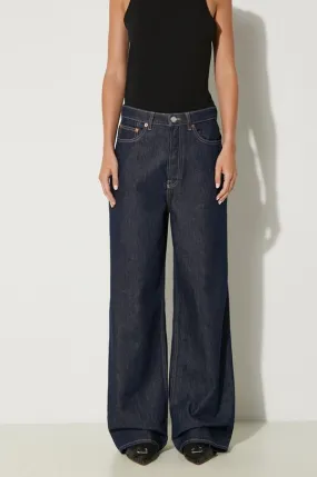 Samsoe Samsoe jeans SHELLY women's navy blue color