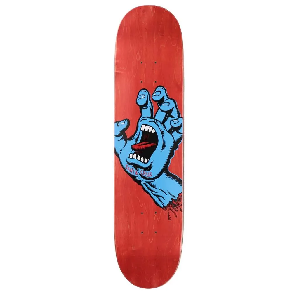 Santa Cruz Skateboard Deck Screaming Hand Multi 8