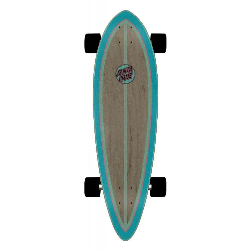 Santa Cruzer Factory Complete Skateboard Cabana Dot Pintail Multi 9.2 x 33