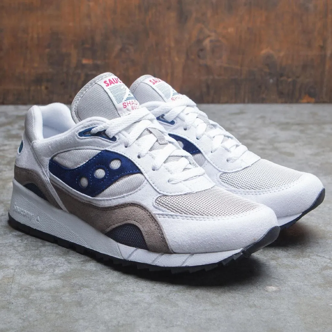 Saucony Men Shadow 6000 (white / gray / navy)