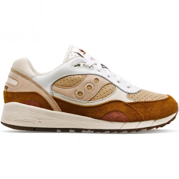 Saucony Trainers  - Shadow 6000 Cappuccino in Brown