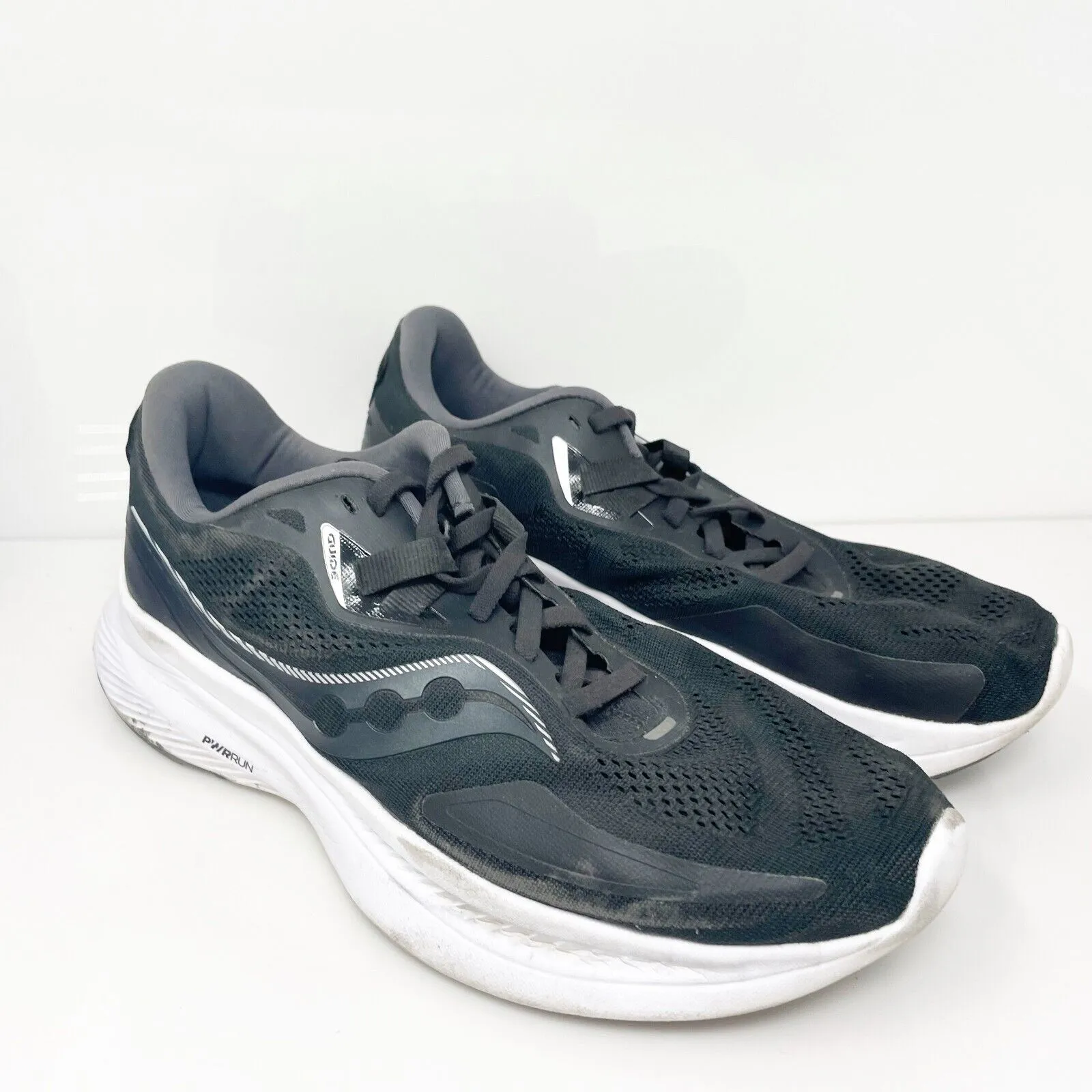 Saucony Womens Guide 15 S10685-05 Black Running Shoes Sneakers Size 9 W