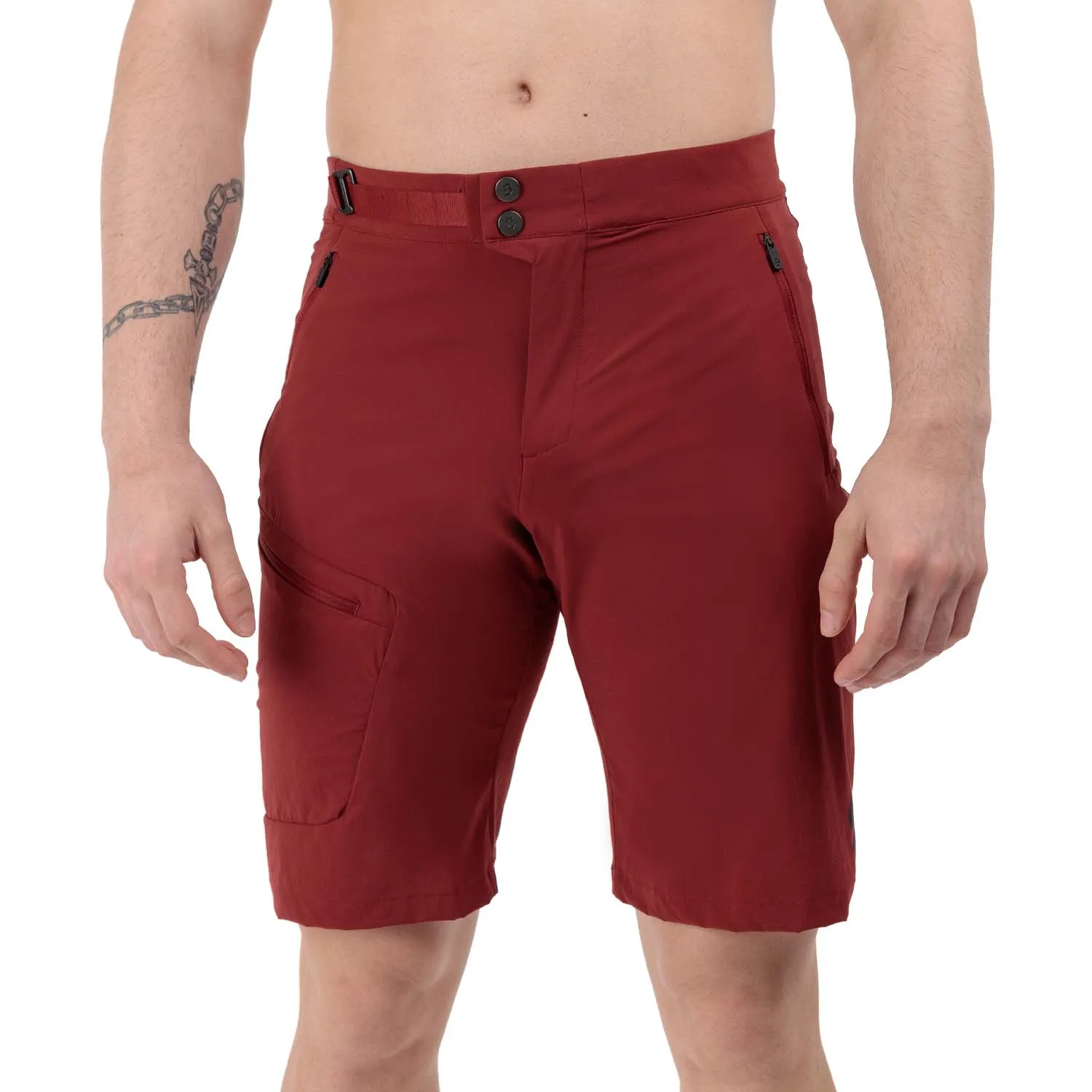 Scott Explorair Light 11in Pantaloncini  Wood Red