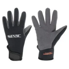 SEAC Amara Comfort 1/5mm Wetsuit Gloves 2021 - Black