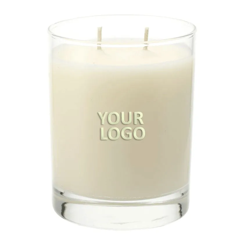 Seventh Ave Apothecary White Tea and Fig Glass Jar Custom Candles, White