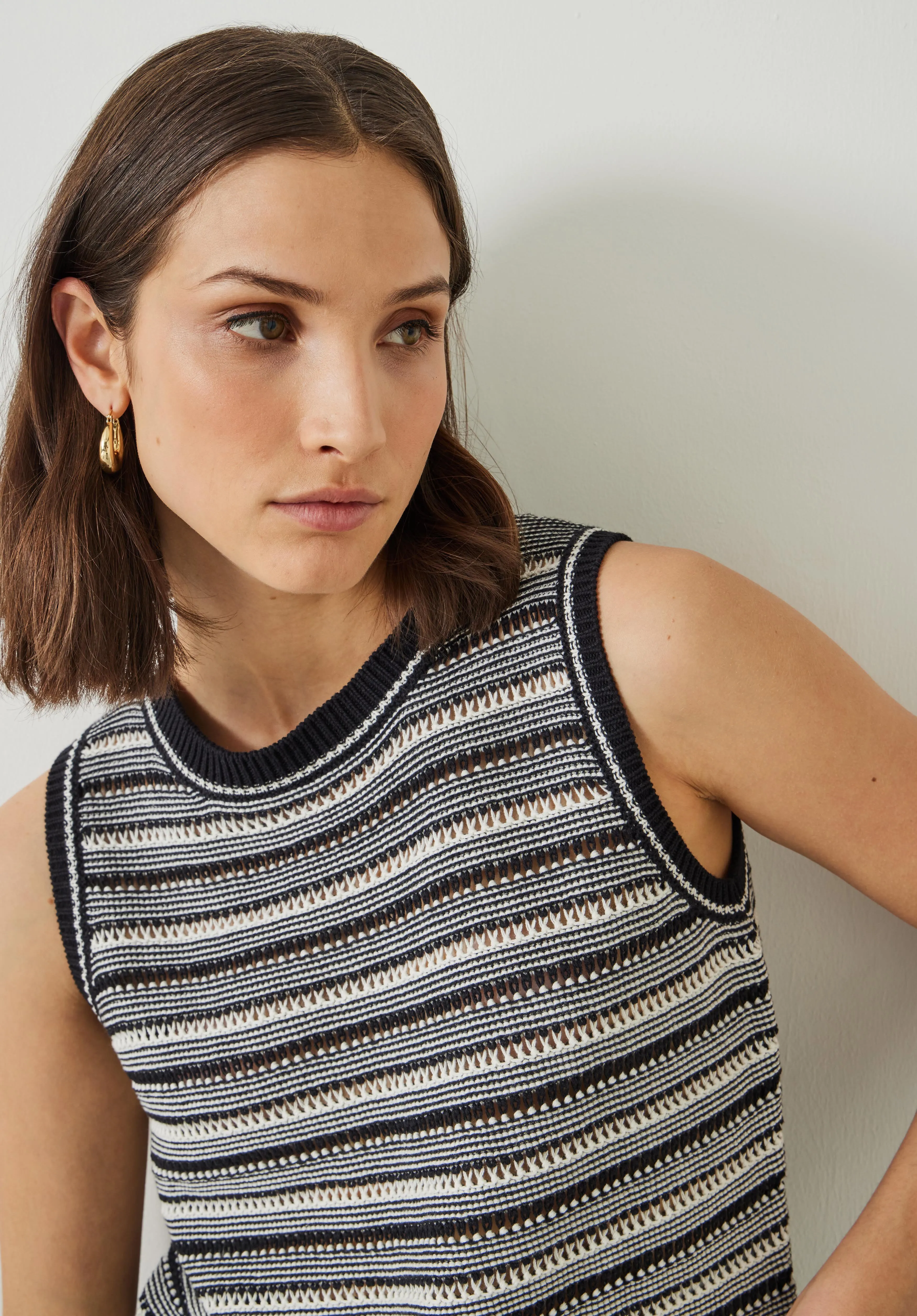 Shannon Textured Knitted Tank Top