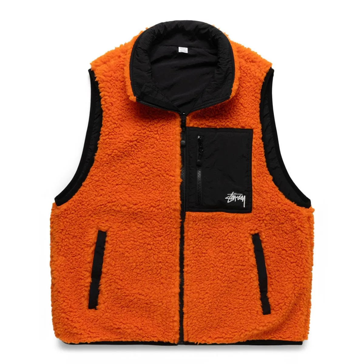 SHERPA REVERSIBLE VEST TANGERINE | Bodega