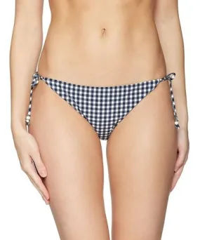 Shoshanna String Bikini Bottom In Navy White