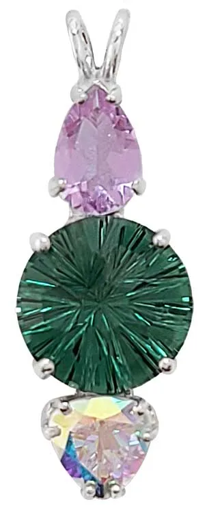 Siberian Green Quartz Super Nova? with Ruby Lavender Quartz &