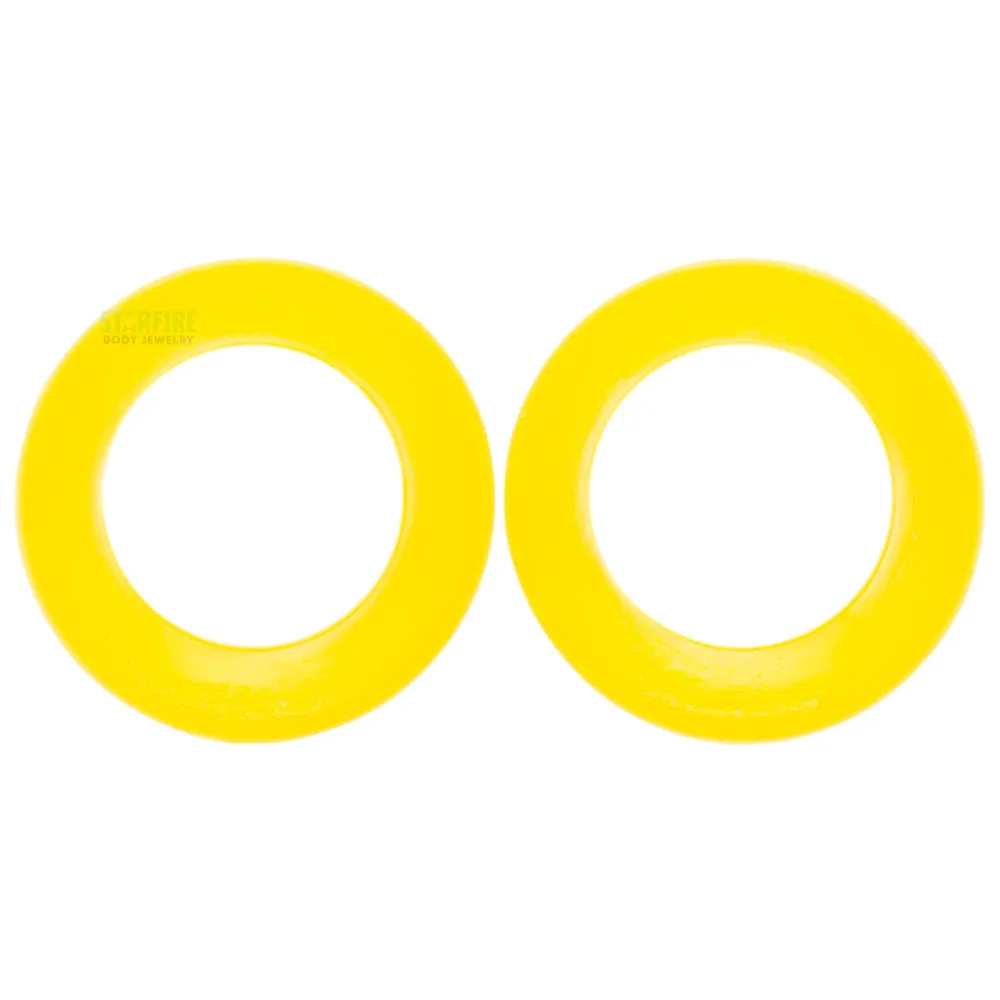 Silicone Skin Eyelets - Yellow