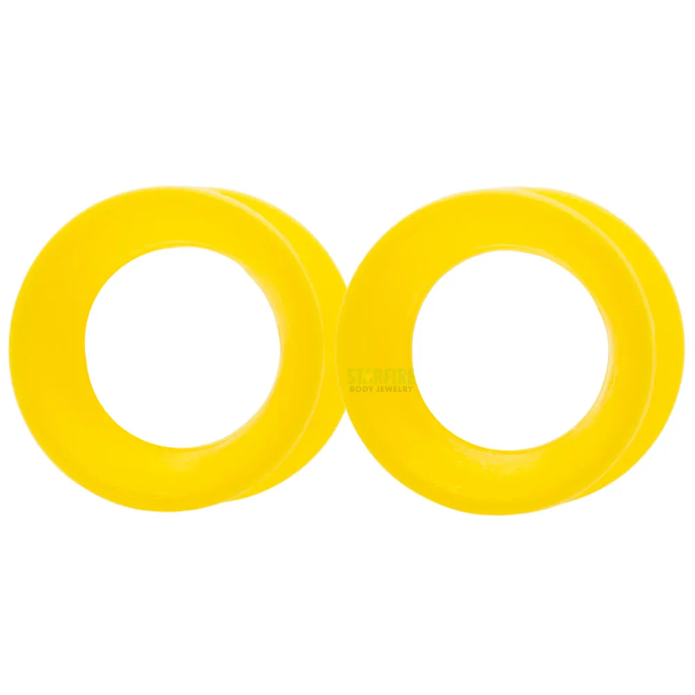 Silicone Skin Eyelets - Yellow