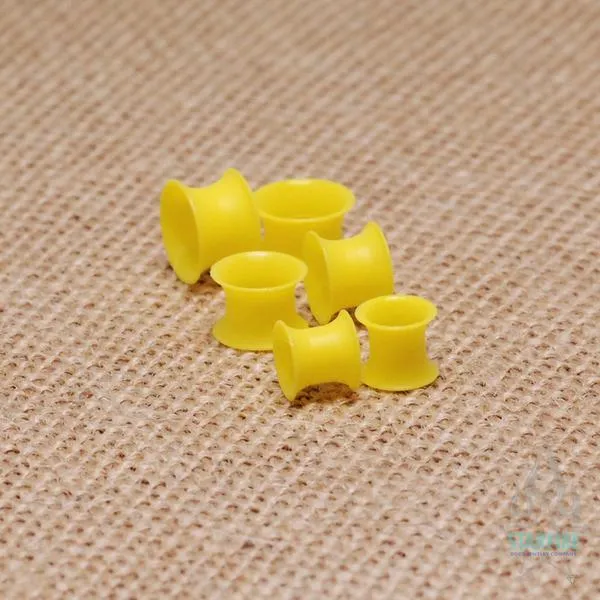 Silicone Skin Eyelets - Yellow