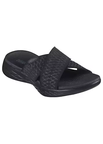 Skechers Black On-the-GO 600 Enchanted Sandals | Kaleidoscope