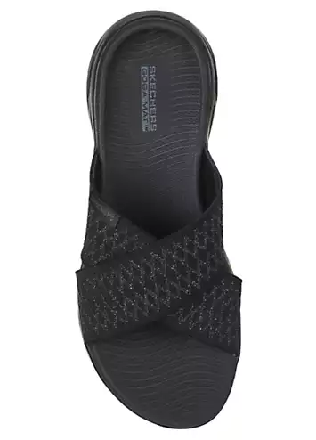 Skechers Black On-the-GO 600 Enchanted Sandals | Kaleidoscope