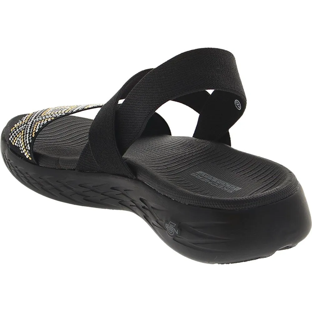 Skechers On The Go 600 Glitzy Slide Sandals - Womens